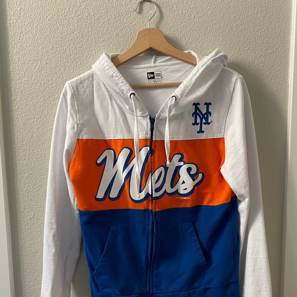 Mets Zip Up Hoodie